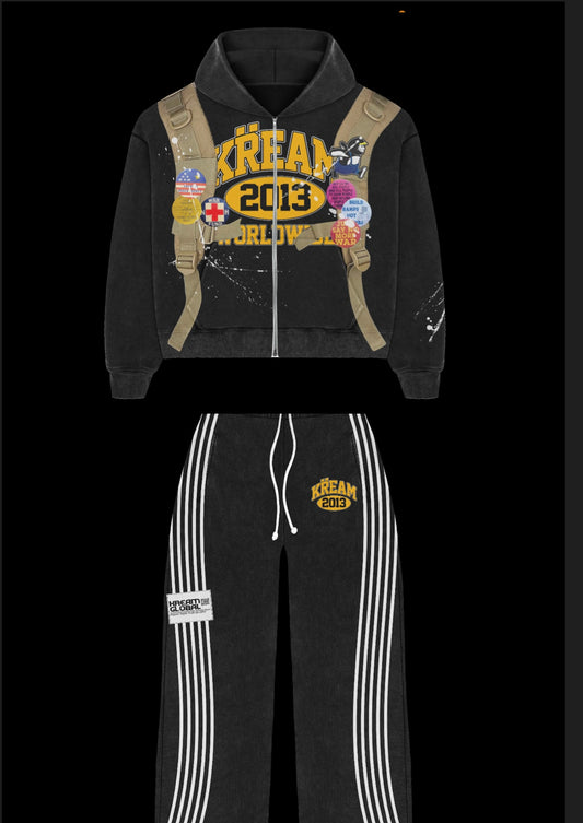 Kream WorldWide Comb Shortsuit